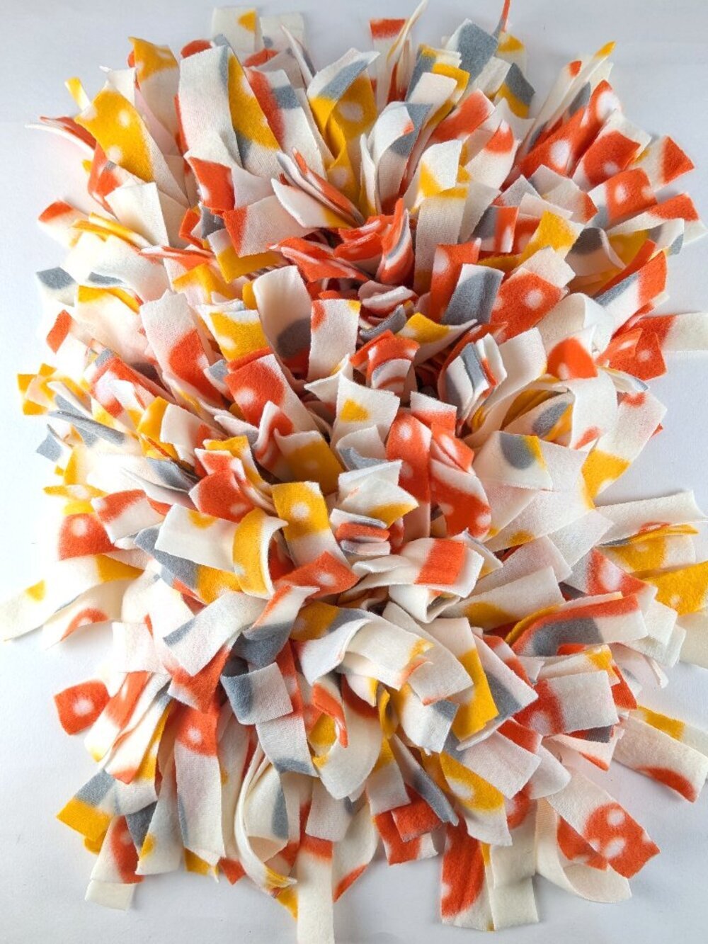 NEW Dog/Cat Snuffle Mat - Orange/Yellow Mushrooms #60